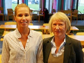 TO FRA VENSTRE: Hanna Meyer Thuestad og Inger Johanne Bjørnstad.