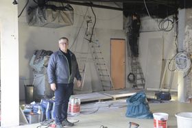 GRØNT ER SKJØNT: Det blir grønne vegger og gulv, og stedet skal bli en grønn oase, sier eier av Baker Nordby Karl Petter Nordby.