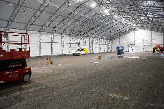 ROMSLIG: Konstruksjonen av Rubb-hallene er enkel og fleksibel, og kan fylles med så godt som hva som helst.