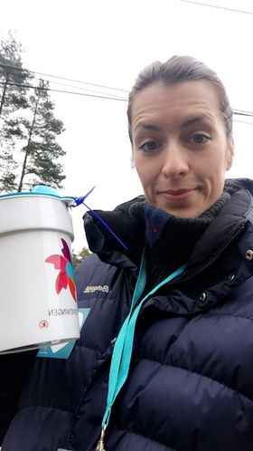 FRIVILLIG: SIlje Pedersen arrangerte innsamlingsdag for Kreftforeningens aksjon Krafttak mot Kreft. (Privat)