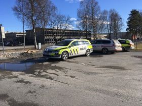 AKSJONERTE: UP gjennomførte en kontroll ved Sofiemyr stadion i går som var en del av en europeisk storaksjon for politistyrker i alle europeiske land.