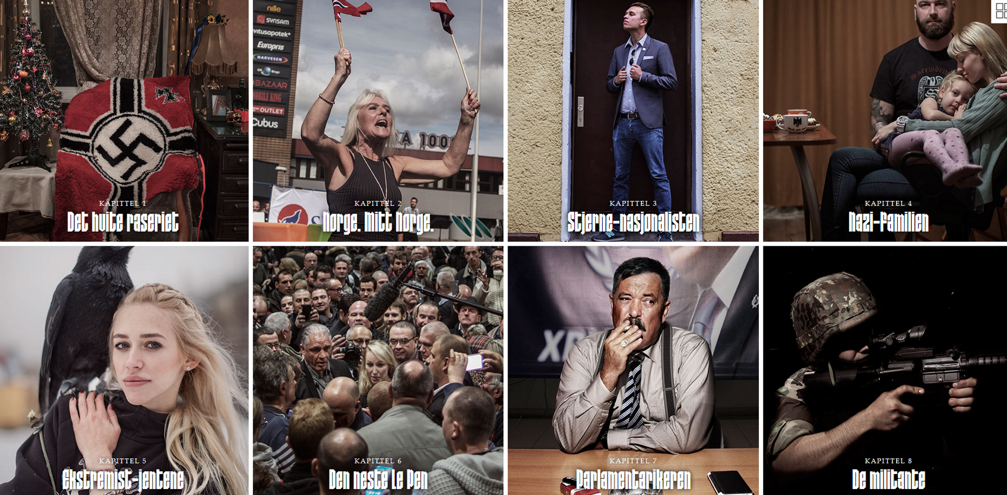 VGs omfattende reportasje "Det hvite hatet" ble delvis lansert fredag. Lørdag fyller de nesten 100 sider i VG Helg.
