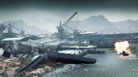 I Deathstorm Part 1: Inception må spillere infiltrere en bombet marinebase.