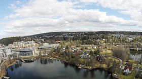 SKAL UTBYGGES: Kolbotn sentrum med omegn er i støpeformen.