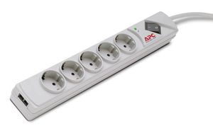 APC SurgeArrest Essential 5 uttak + tele linje