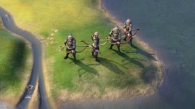 ...og gå til angrep med de staute «Immortal»-krigerne.