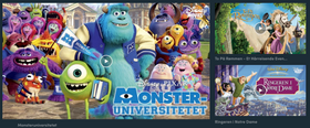 En rekke filmer og serier for de minste er tilgjengelig.