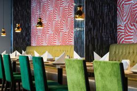 NY FROKOSTSAL: Bildet viser den nyoppussede frokostsalen på Thon Hotel Orion. Foto: Thon Hotel Orion.