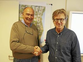 SAMARBEIDET I 30 ÅR: Det var Terje Ruud fra Kolbotn som inviterte Petter Bogen til Kolbotn.