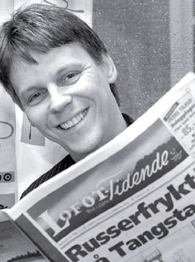 Kenneth Grav - som har startet lokalavis på Leknes to ganger.