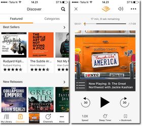 Audible har et gigantisk utvalg av lydbøker.
