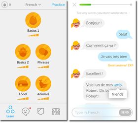 Duolingo er en morsom måte å kunne lære seg et nytt språk på.