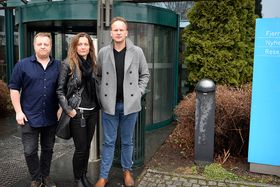 Tillitsvalgte: Annette Hobson, Andreas Hagen og Stian Presthus er NRK-tillitsvalgte på Marienlyst.