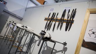 Propellene er en av få ting som Airobotics ikke lager selv. De kommer fra Tyskland.