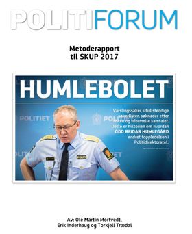 Forsiden av metoderapporten.