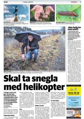 Aprilspøken fra lokalavisa på Notodden.