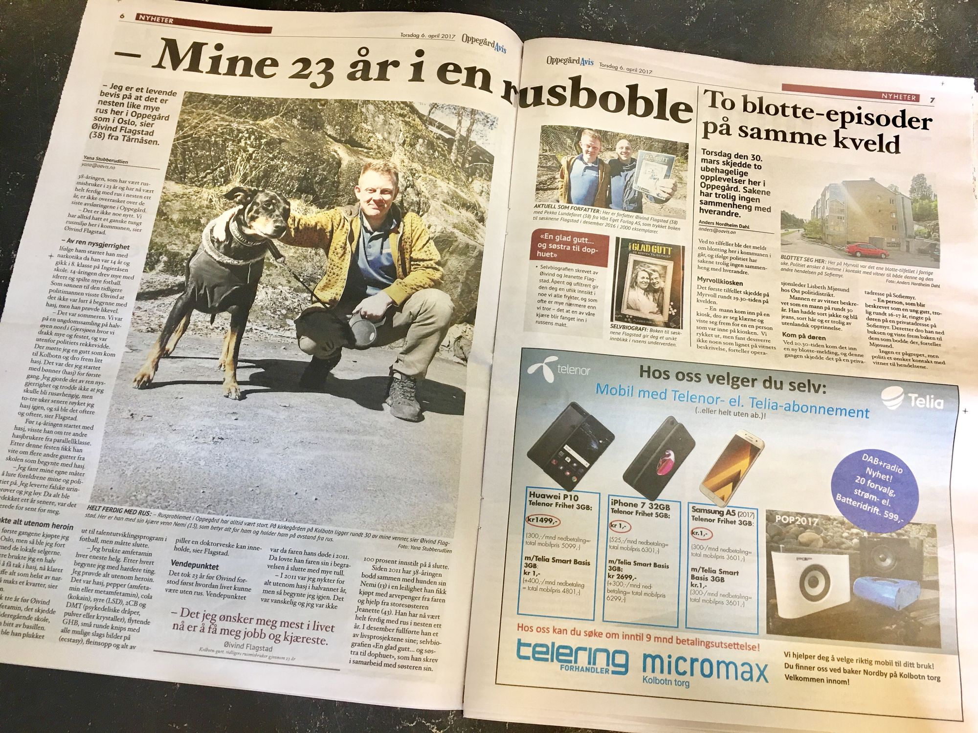 LES MER I PAPIRAVISEN: Det er mer om teamet i papirutgaven av Oppegård Avis torsdag den 6. april, og der kan du blant annet lese et stort intervju med tidligere rusmisbruker, nå bokaktuelle, Øivind Flagstad.