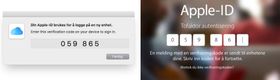 Tofaktor-verifisering sender et lite varsel til dine andre iOS-enheter hver gang du prøver å logge inn.