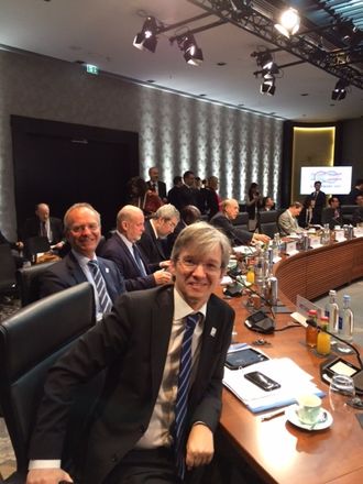 Statssekretær Paul Chaffey (H) i Kommunal- og moderniseringsdepartementet (KMD) ledet den norske delegasjonen under denne ukens ministermøte, der G20-landene for første gang hadde digitalisering som eget tema.