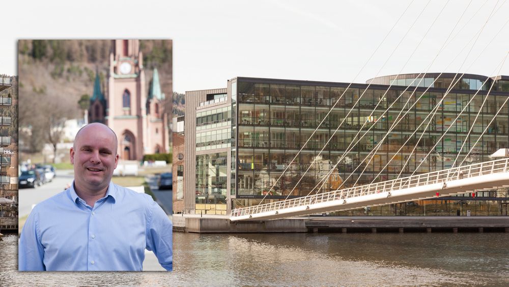 Løsningen danner ifølge Tieto en plattform for å tilby bedre og flere digitale tjenester til innbyggerne. Innfelt bilde av digitaliseringssjef Frank Baklid i Drammen kommune.