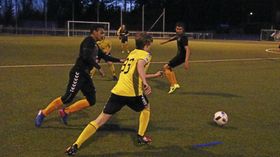KJEMPET HARDT: Oppegård startet litt tregt, men tok seg sammen og leverte en festaften i serieåpningen.