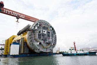 Aasta Hansteen-understellet er 50 meter i diameter og 200 meter høyt.