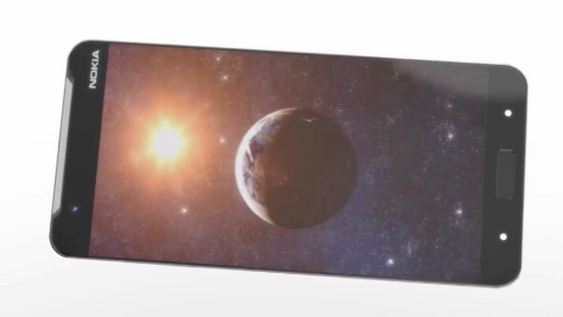Et konseptbilde av fronten på Nokia 9.