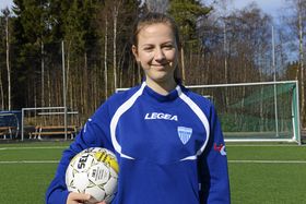 TALENT: 16 år gamle Marthea Meier har fått prøve seg i landslagsdrakten. Det ga mersmak.