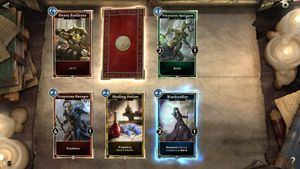 The Elder Scrolls: Legends har mange forskjellige kort – disse låses opp naturlig ved å spille spillet, men kan også kjøpes for ekte penger.