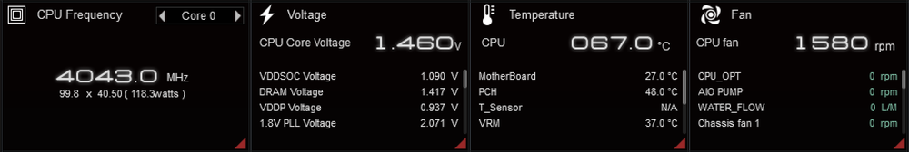 Fra overklokkingen av AMD Ryzen 5 X1600.