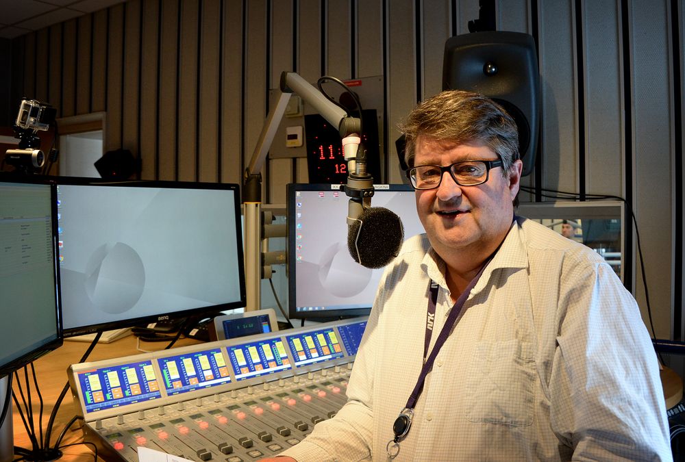 Programleder Viggo Valle i Påskelabyrinten.