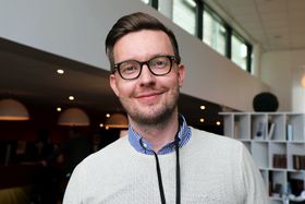 Egil Farstad i Radio Ålesund.