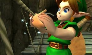 Link får tidlig den mytiske okarinaen.