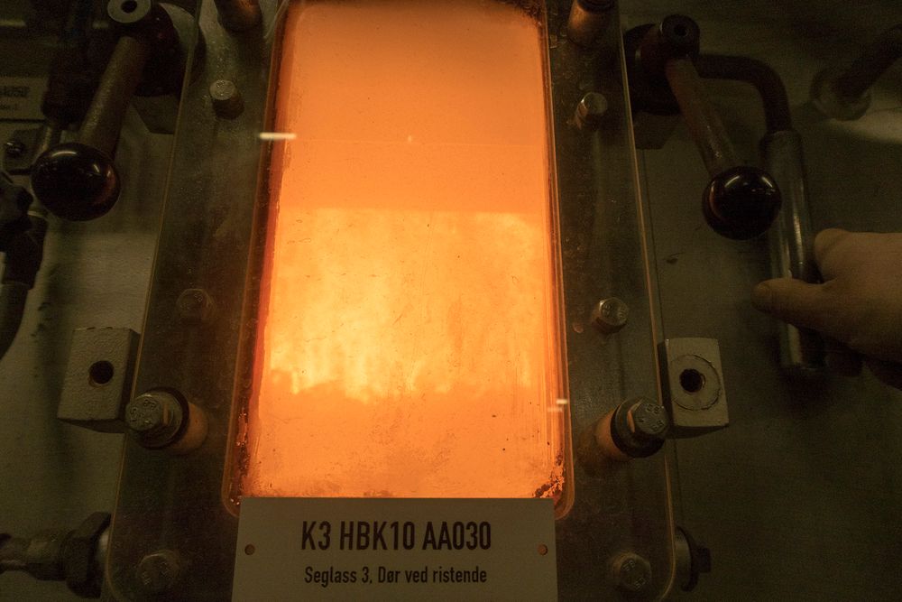 Inferno: Avfall fra Oslo og omegn forbrenner ved rundt 1000 grader ved Klemetsrudanlegget AS og blir til strøm og varme.