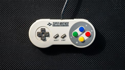 Super Nintendo-kontrolleren.