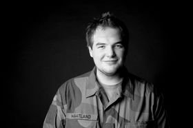 Erik Waatland fra 2010, da han jobbet med presse- og informasjon i Forsvaret.