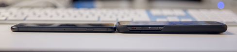 Dekselet gjør mobilen litt tykkere, men ikke noe særlig tykkere enn et vanlig deksel ville gjort.