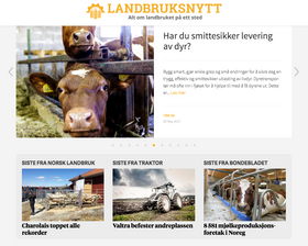 Slik ser Landbruksnytt.no ut torsdag morgen.