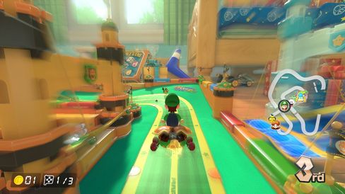 Høy fart og overflod av farger. Ja, det høres ut som Mario Kart.