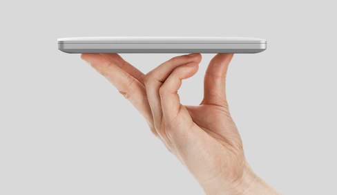 GPD legger ikke skjul på at de har latt seg inspirere av både utformingen og materialet Apple har brukt til MacBook Air.