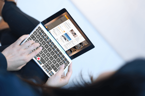 GPD Pocket har et litt spesielt tastaturoppsett som nok vil kreve litt tilvenning.