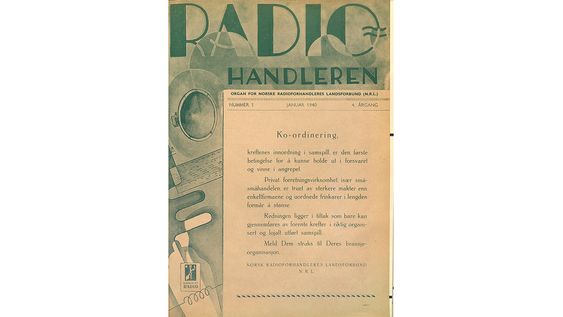 Nr. 1/1940 bar tydelig preg av situasjonen i Europa.