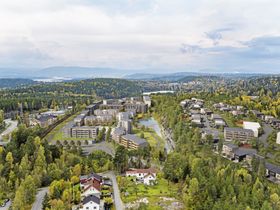 STORE PLANER: På Skogsåsen og Trelasttomta skal det bygges mye fremover. Her er en skisse over hvordan det kan bli.