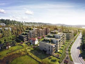 SLIK BLIR DET I ORMERUDVEIEN: Kolbotn Hage og Kolbotn Hengende hage er tilsammen det største utbyggingsprosjektet på Kolbotn per i dag.