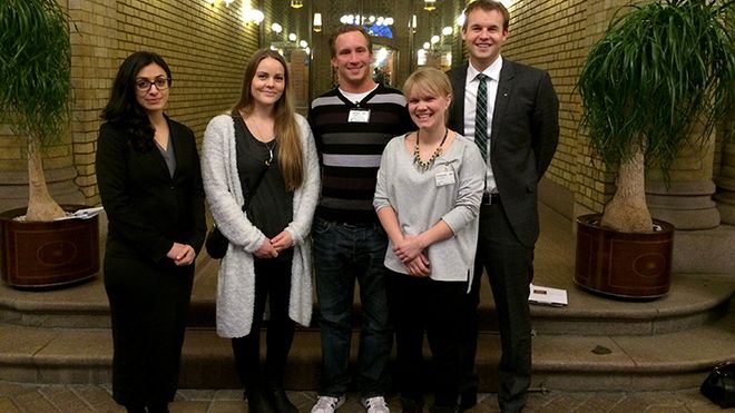 Politistudenter til Stortinget