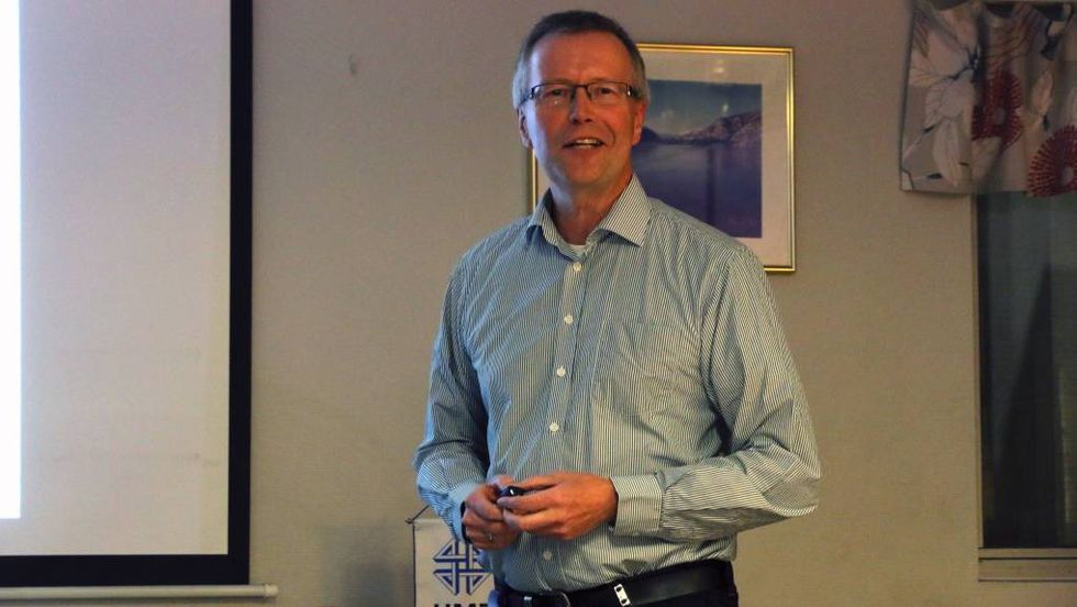 OPPGITT: Fabrikksjef for Norsun, Steinar Talle, meiner straumforsyninga til Årdal burde vera meir stabil.