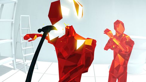 Superhot VR tar snekring til eit heilt nytt nivå.