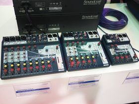 Soundcrafts miksere Notepad S, FX8 og FX12 har én, to og fire mikrofoninnganger.