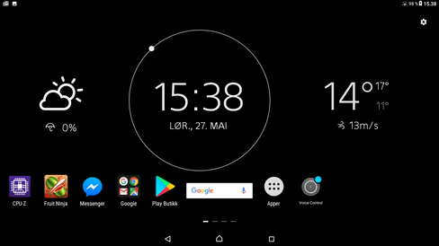Det var litt uventet at Xperia Touch skulle være fullt så lik mobilene fra Sony som den er. På en måte er det fint, men samtidig betyr det at Sony har gjort relativt lite for å tilpasse opplevelsen til en helt annen type produkt.