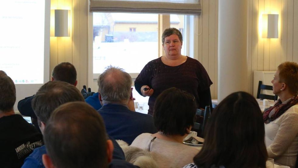 MOBILISERE: Anne Kauppi vil engasjere bedfrifter og foreldre for å halde industriteknologi som tilbod i Årdal Foto: Truls Grane Sylvarnes.